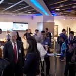 The reception following the OxIS 2019 launch, held at BT Centre
